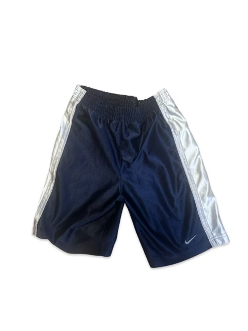 Nike Athletic Shorts Size 7 Blue White Dri-FIT Basketball